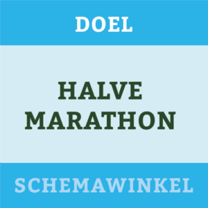 15 km tot 21 km in 12 weken (3x per week)