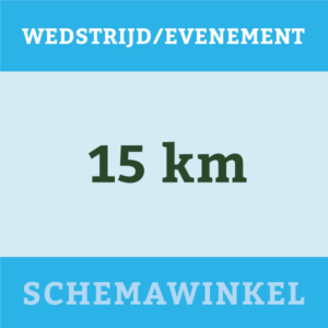 10 km tot 15 km in 6 weken (4x per week)