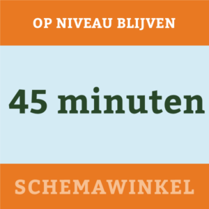 45 minuten (18 weken, 5x per week)