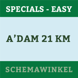 A'dam 21 km vanuit 60 minuten (3x per week, easy)