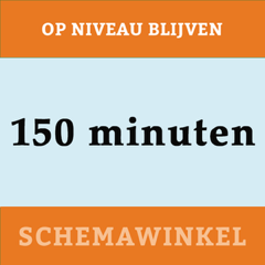 150 minuten (24 weken, 4x per week)
